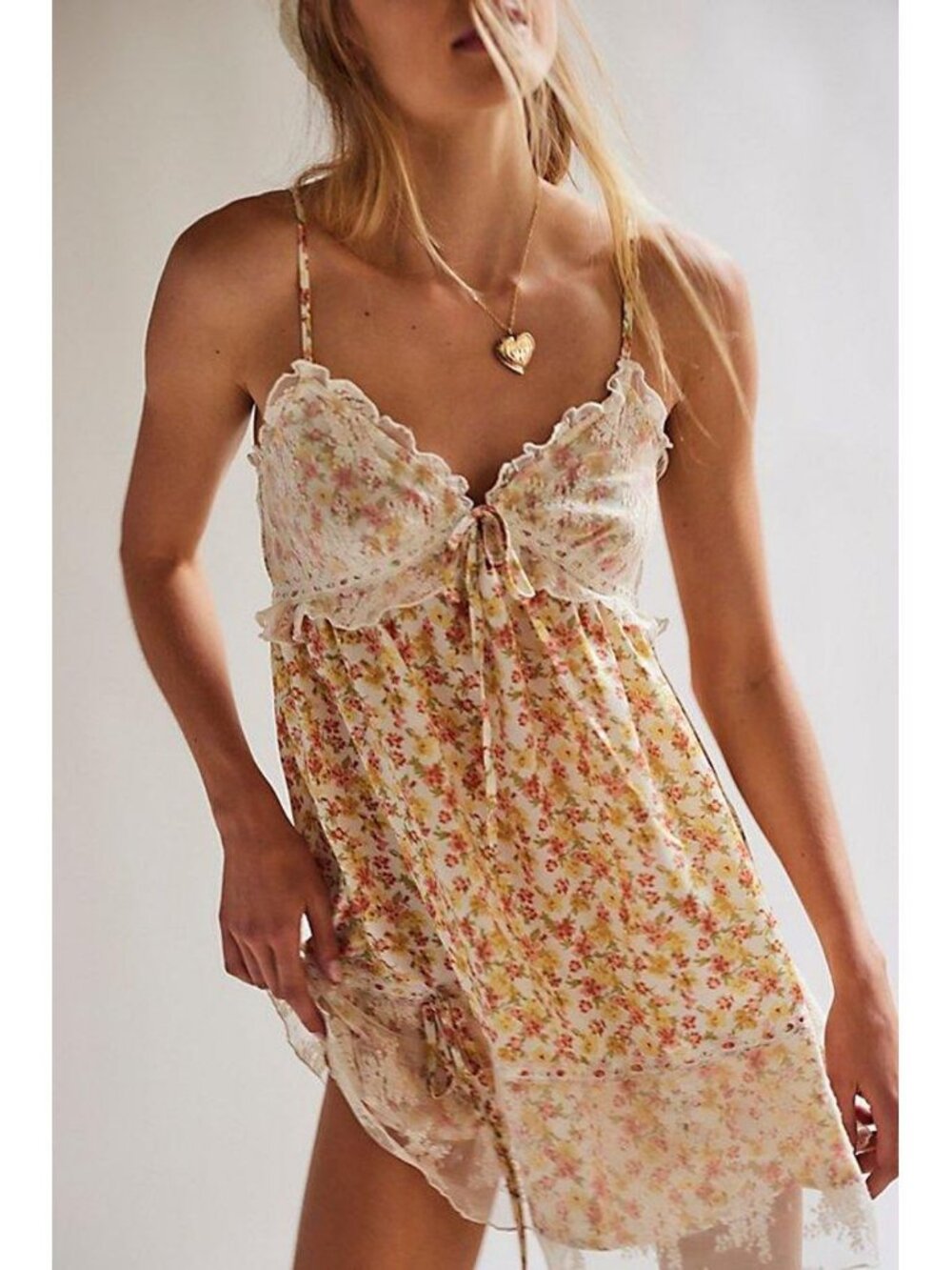 Free People Tell Me More Mini Slip